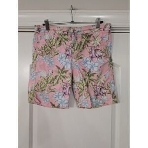 Vilebrequin‎ Kids Pink Flamingo Scooter Tropical Swim Trunks Size 12